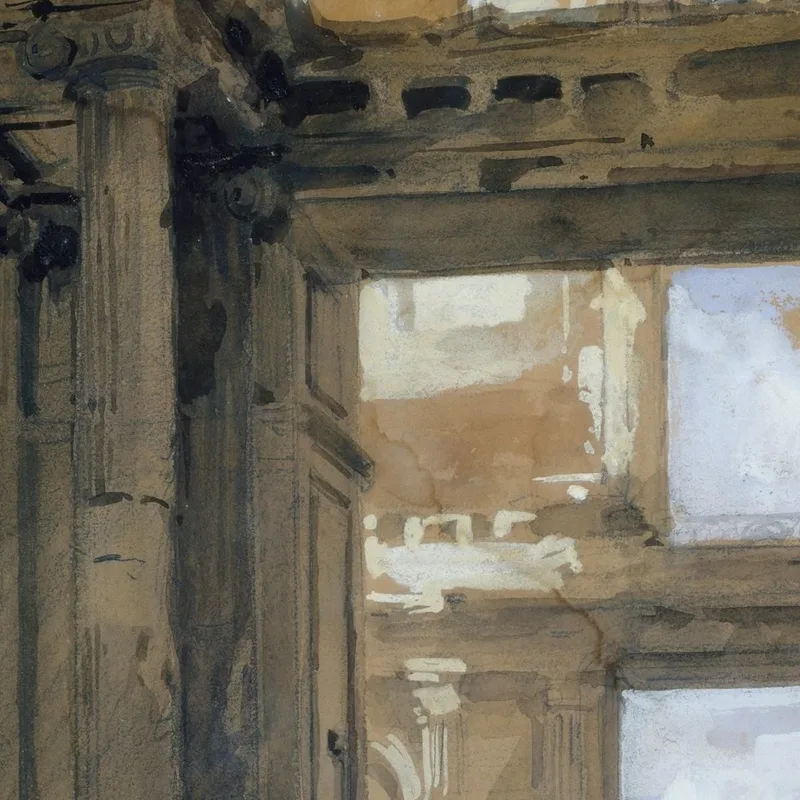 Ruins Of The Tuileries Palace Isidore Pils