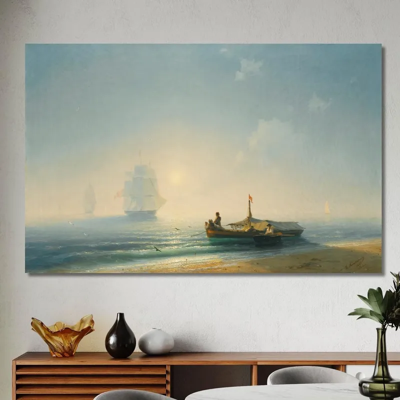 Pescatori All'Alba A Napoli Ivan Konstantinovich Aivazovsky