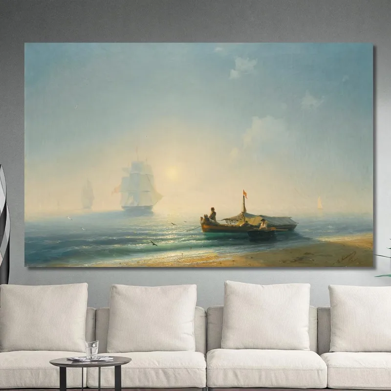Pescatori All'Alba A Napoli Ivan Konstantinovich Aivazovsky
