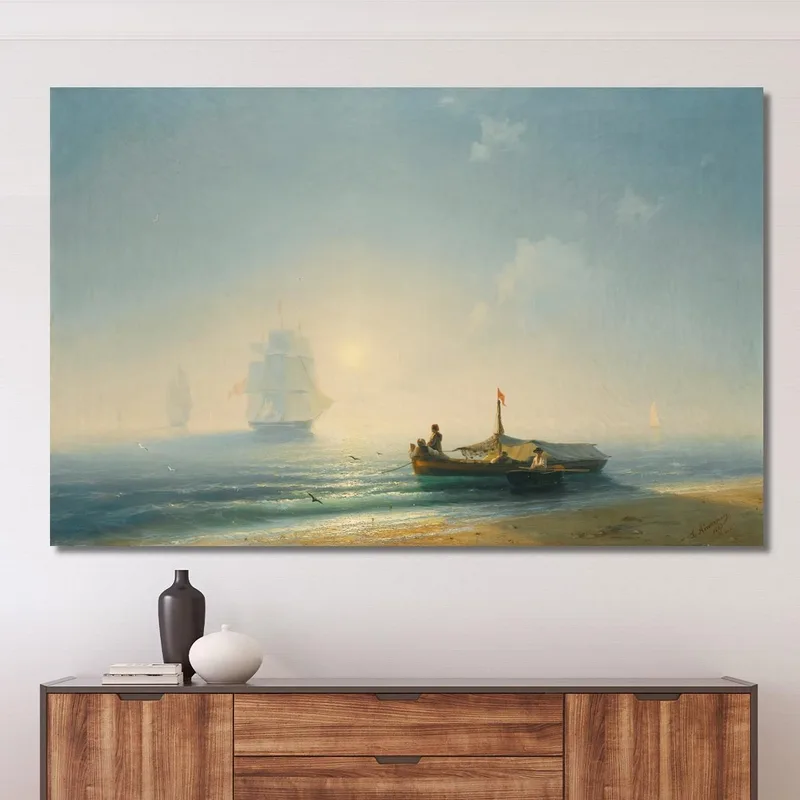 Pescatori All'Alba A Napoli Ivan Konstantinovich Aivazovsky