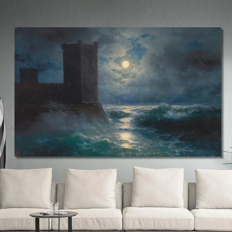 Tours Génoises En Mer Noire Ivan Konstantinovich Aivazovsky