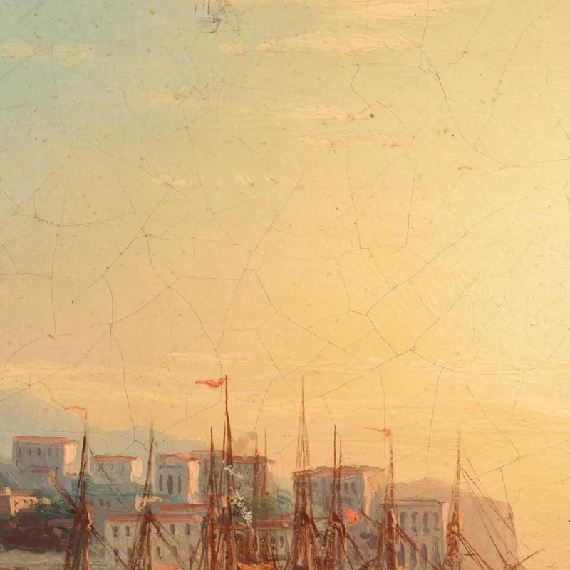 Port Avec Navires Ivan Konstantinovich Aivazovsky