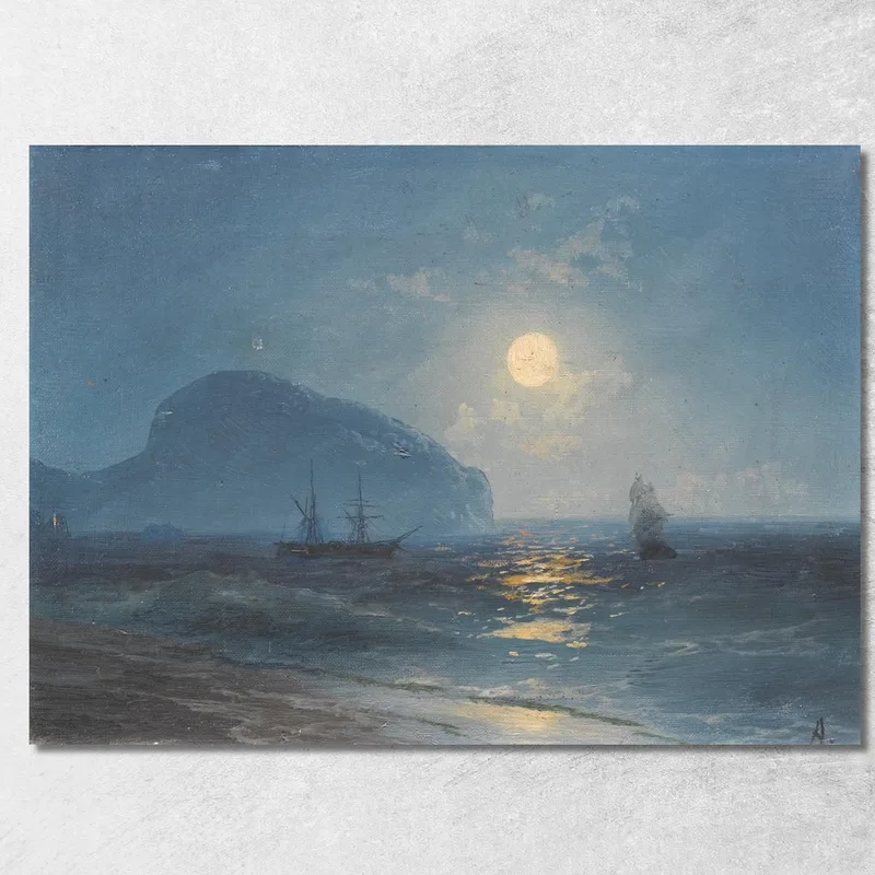 Luz De Luna 2 Ivan Konstantinovich Aivazovsky cuadro en lienzo