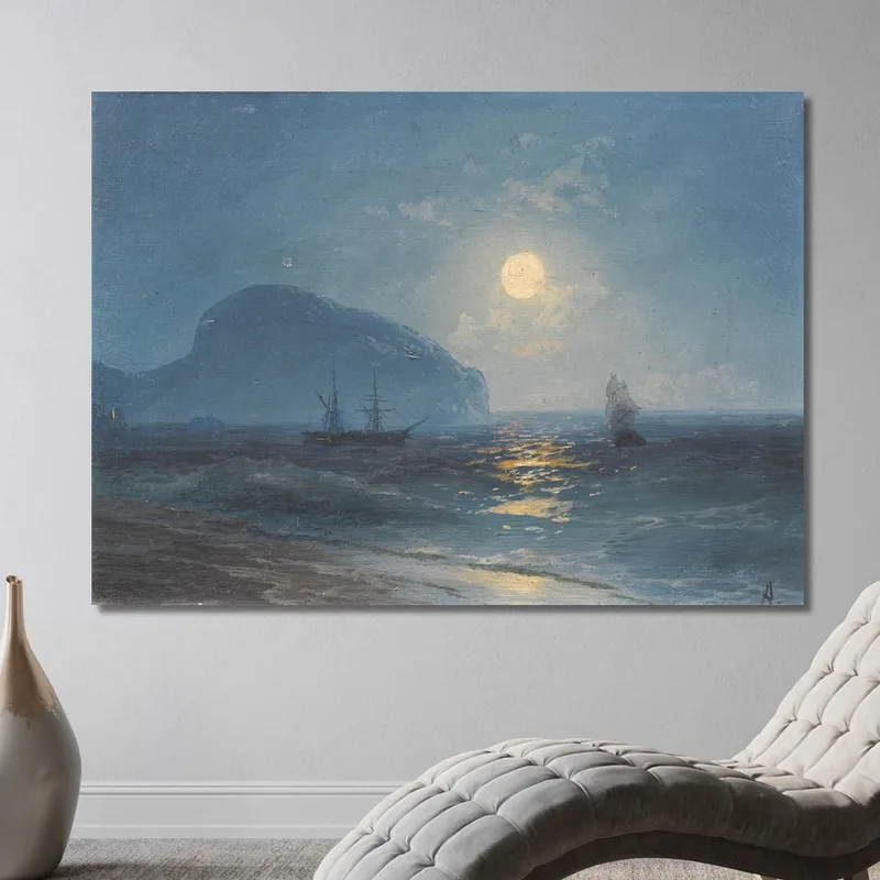 Clair De Lune 2 Ivan Konstantinovich Aivazovsky
