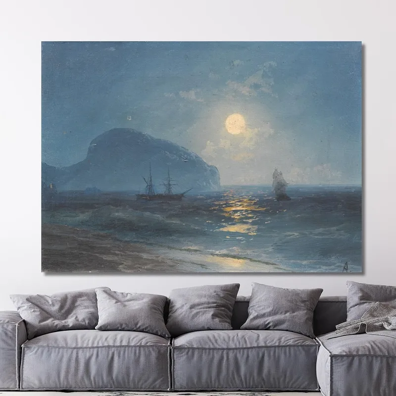 Clair De Lune 2 Ivan Konstantinovich Aivazovsky