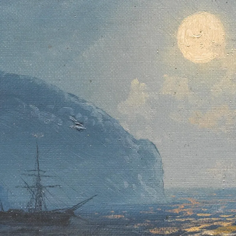 Clair De Lune 2 Ivan Konstantinovich Aivazovsky