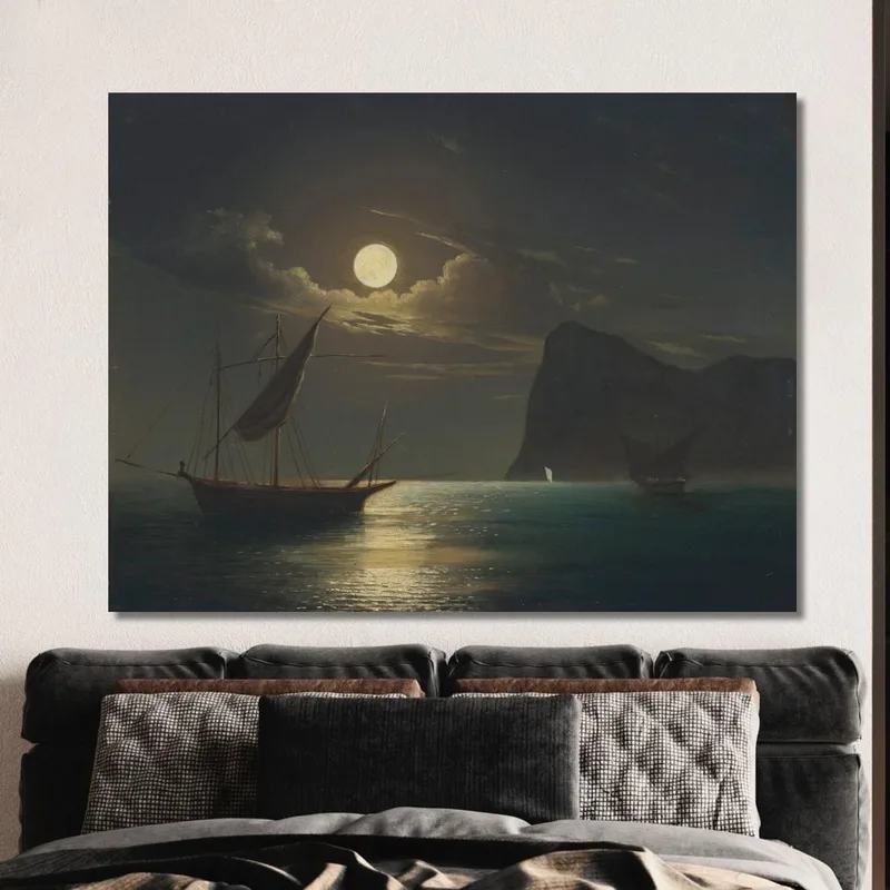 Clair De Lune Ivan Konstantinovich Aivazovsky