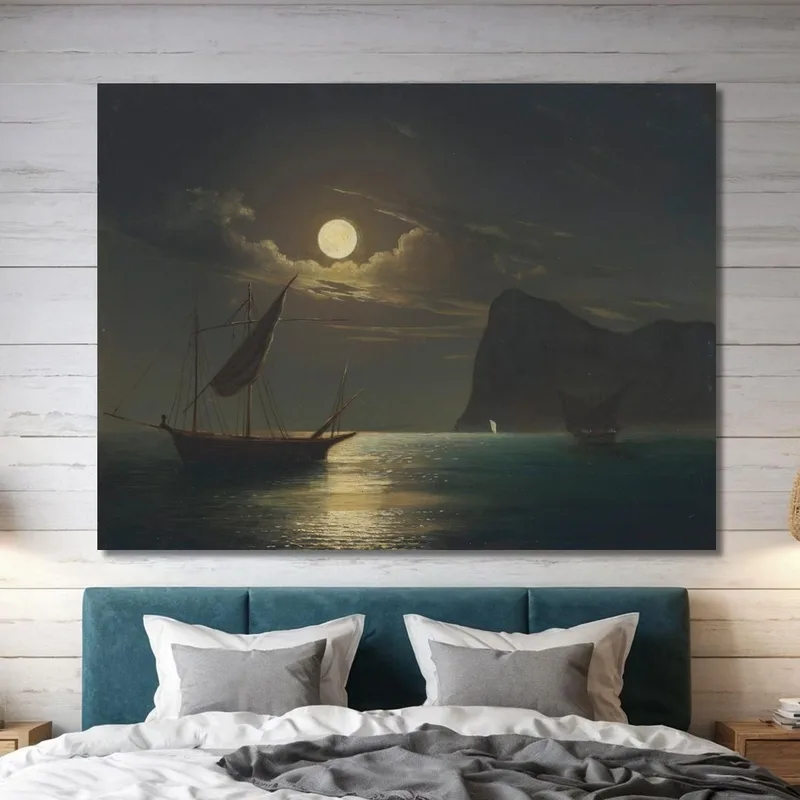Clair De Lune Ivan Konstantinovich Aivazovsky