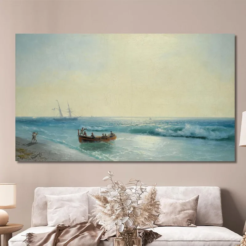 Marins Débarquant Ivan Konstantinovich Aivazovsky