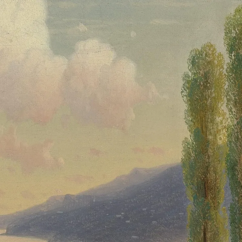 La Route Vers Gourzouf Crimée Ivan Konstantinovich Aivazovsky