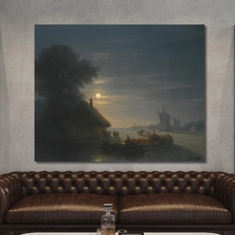Paisaje Ucraniano De Noche Ivan Konstantinovich Aivazovsky