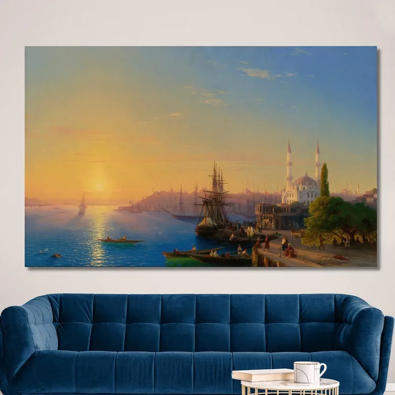 View Of Constantinople And The Bosphorus Ivan Konstantinovich Aivazovsky