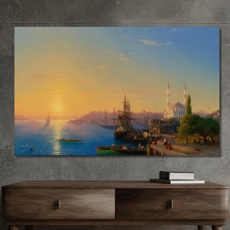 View Of Constantinople And The Bosphorus Ivan Konstantinovich Aivazovsky