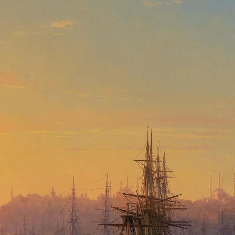 View Of Constantinople And The Bosphorus Ivan Konstantinovich Aivazovsky