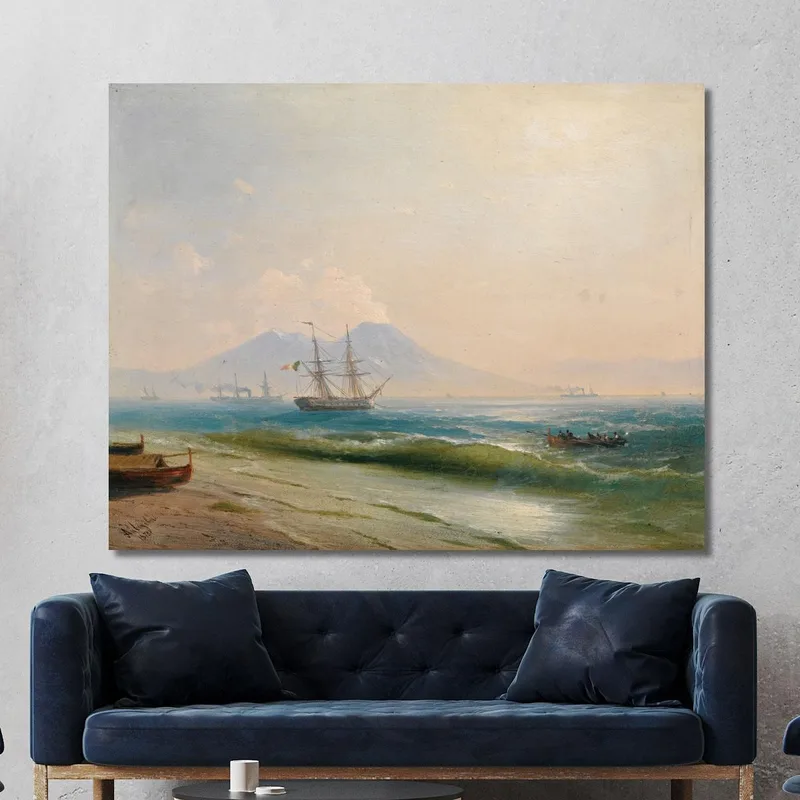 Veduta Del Vesuvio Ivan Konstantinovich Aivazovsky