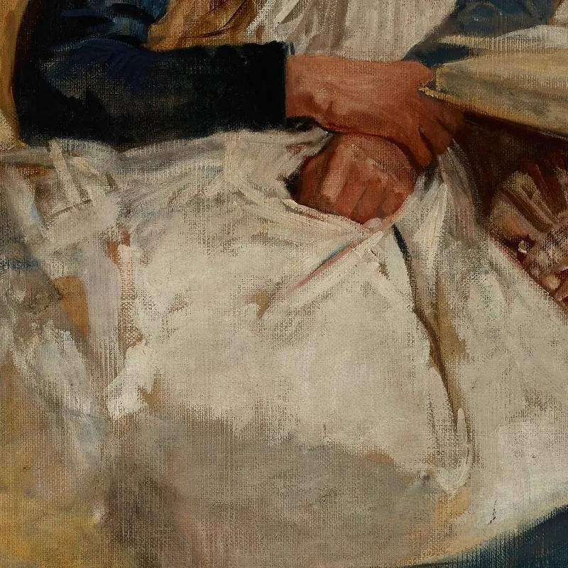 Ritratto Della Figlia Dell'Artista Julia Jacek Malczewski quadro stampa su tela