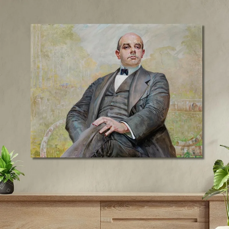 Ritratto Di Edoardo Maurizio Jacek Malczewski quadro stampa su tela