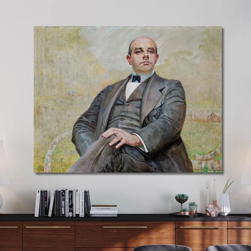 Ritratto Di Edoardo Maurizio Jacek Malczewski quadro stampa su tela