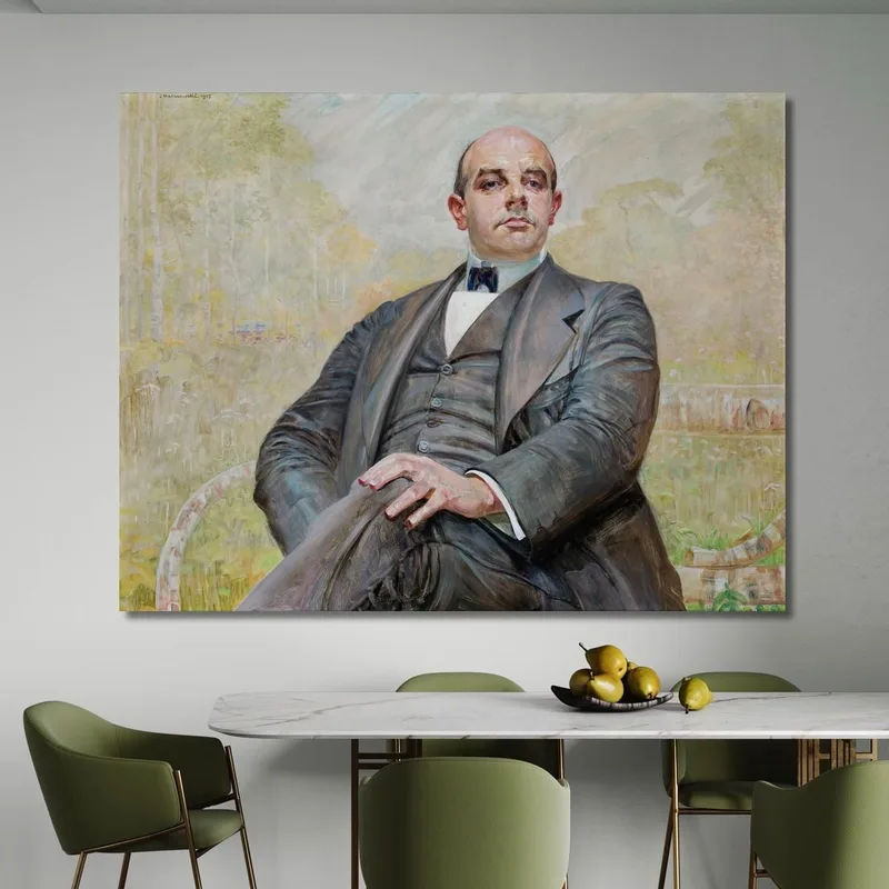 Ritratto Di Edoardo Maurizio Jacek Malczewski quadro stampa su tela