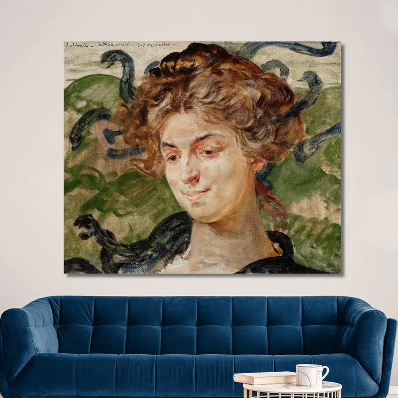 Ritratto Dell'Attrice Helena Sulima Nei Panni Di Gorgone Jacek Malczewski
