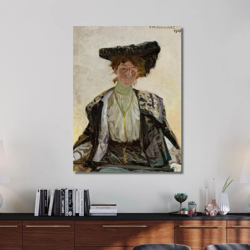 Porträt Der Schauspielerin Helena Sulima Jacek Malczewski