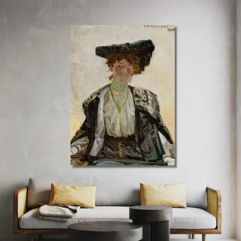 Porträt Der Schauspielerin Helena Sulima Jacek Malczewski
