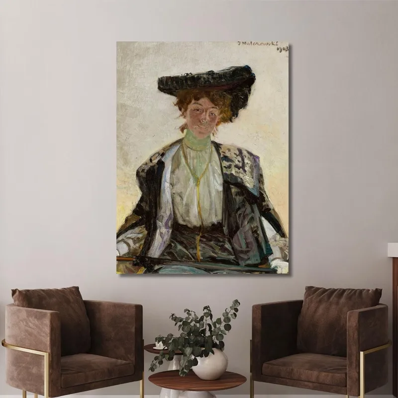 Porträt Der Schauspielerin Helena Sulima Jacek Malczewski
