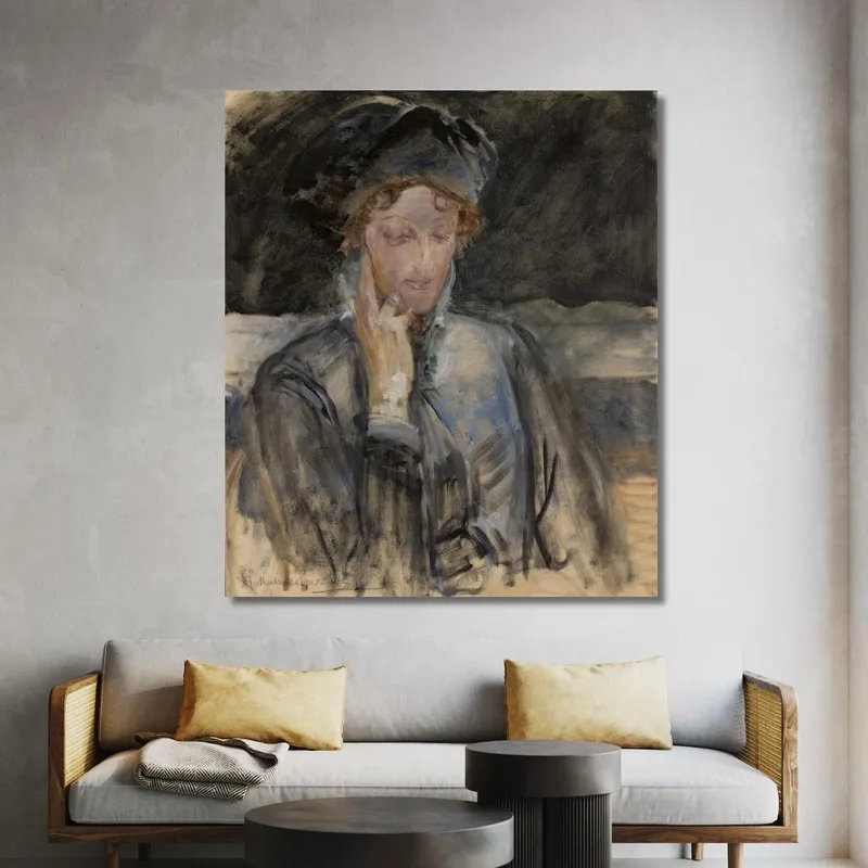 Ritratto Di Maria Balowa Jacek Malczewski quadro stampa su tela