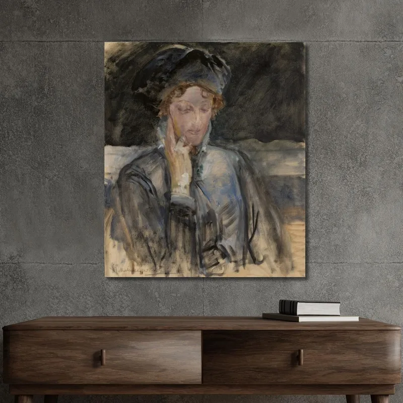Ritratto Di Maria Balowa Jacek Malczewski quadro stampa su tela