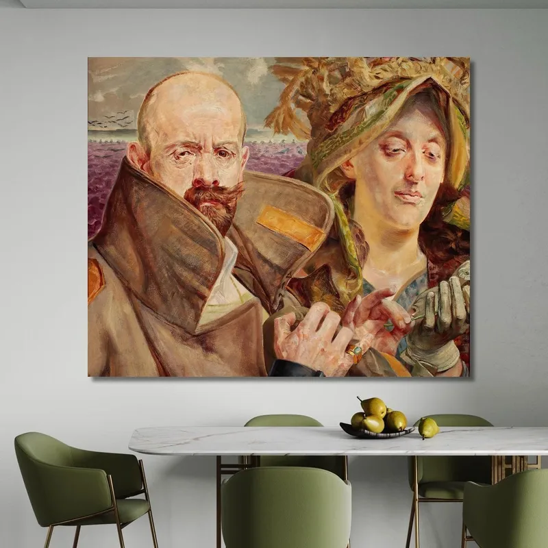 Primrose Selbstbildnis Mit Frau Jacek Malczewski