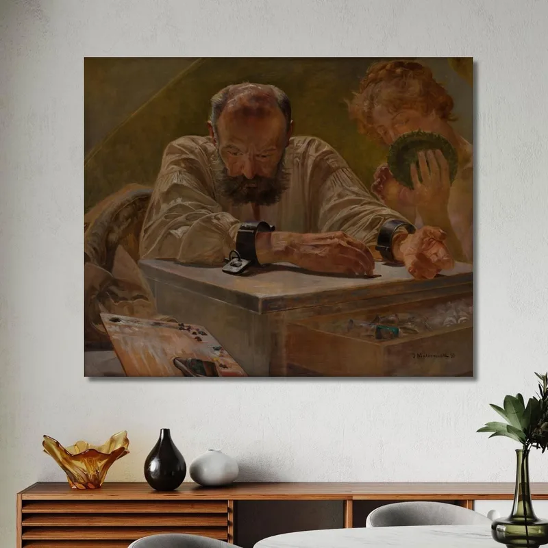 Rilassamento Jacek Malczewski quadro stampa su tela
