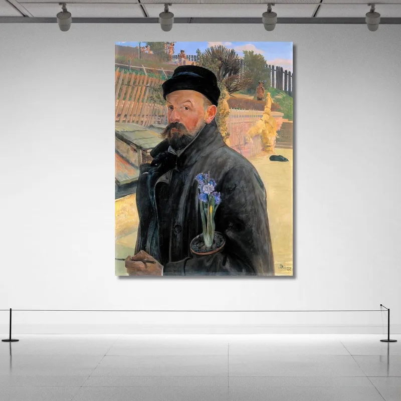 Autoportrait À La Jacinthe Jacek Malczewski