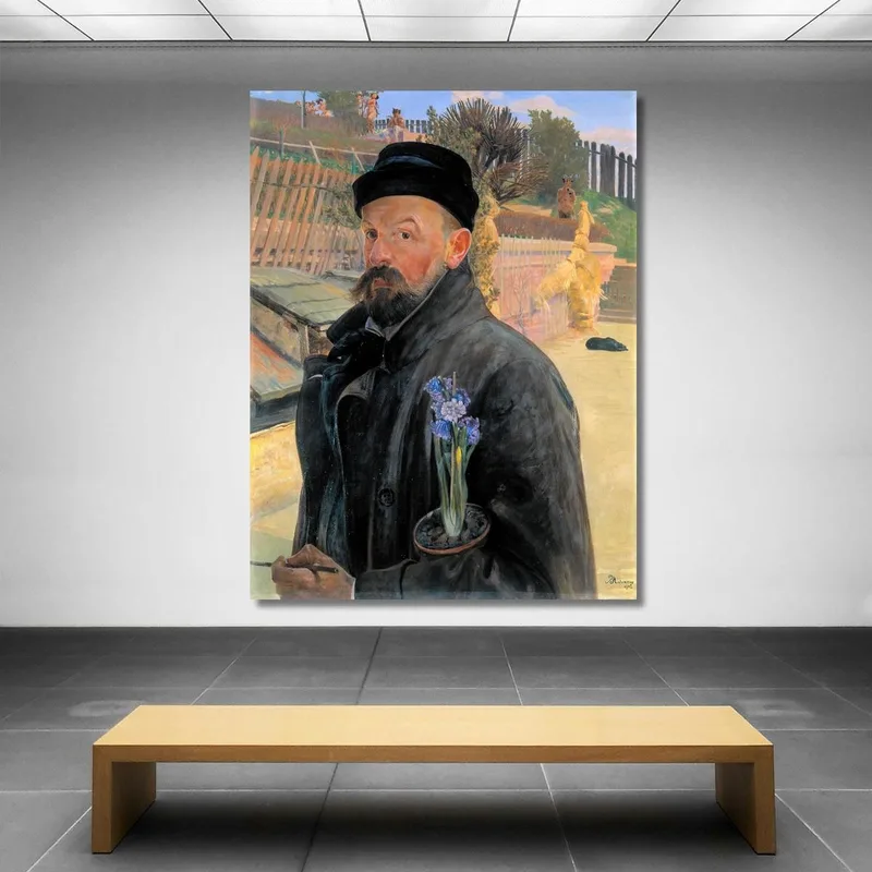 Autoportrait À La Jacinthe Jacek Malczewski