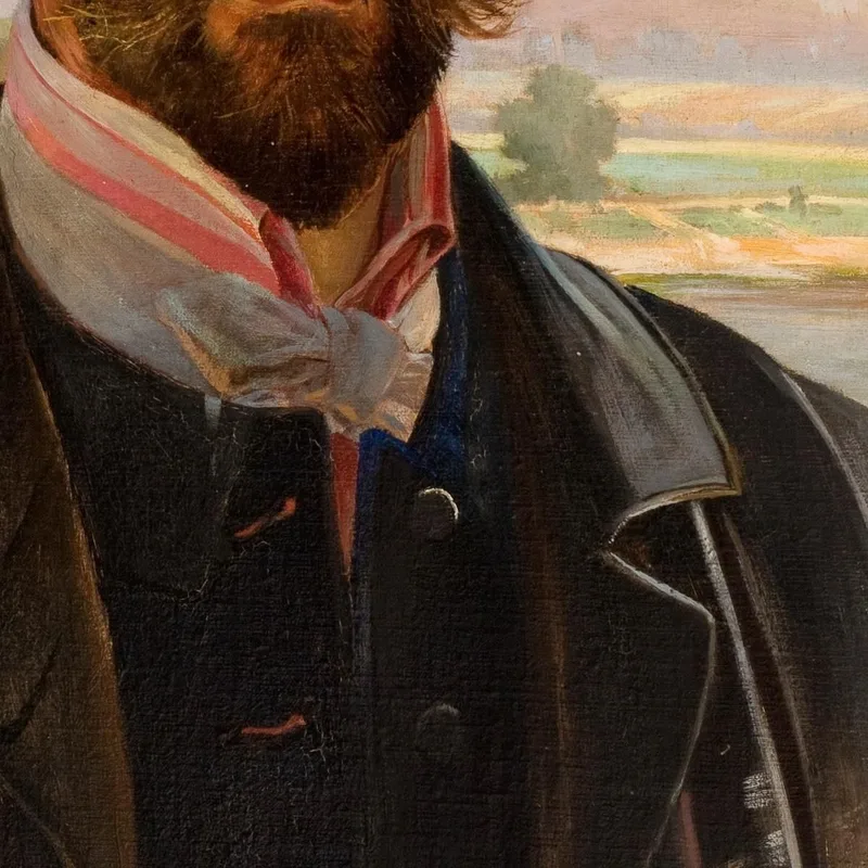 Auto Ritratto Jacek Malczewski quadro stampa su tela