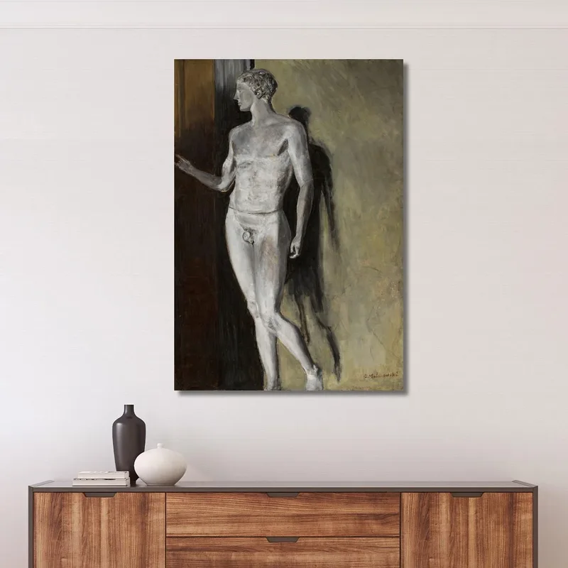 Estudio De Una Escultura Clásica. Jacek Malczewski