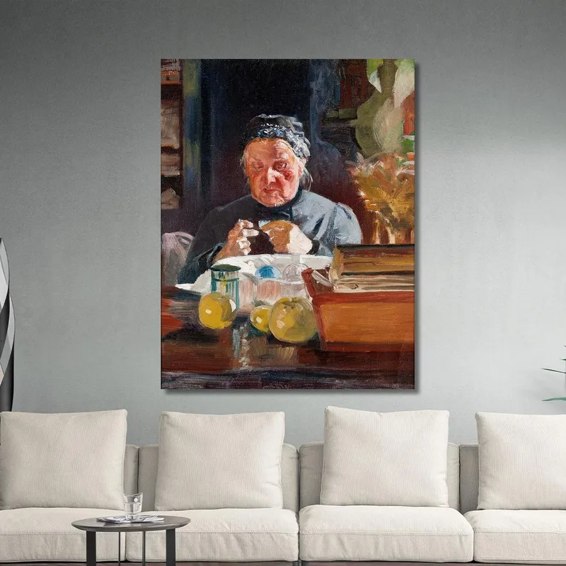 Schizzo Della Donna Al Tavolo Jacek Malczewski