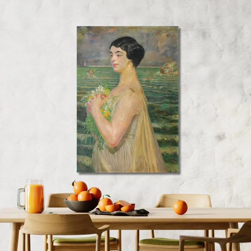 Femme Au Bord De La Mer Jacek Malczewski