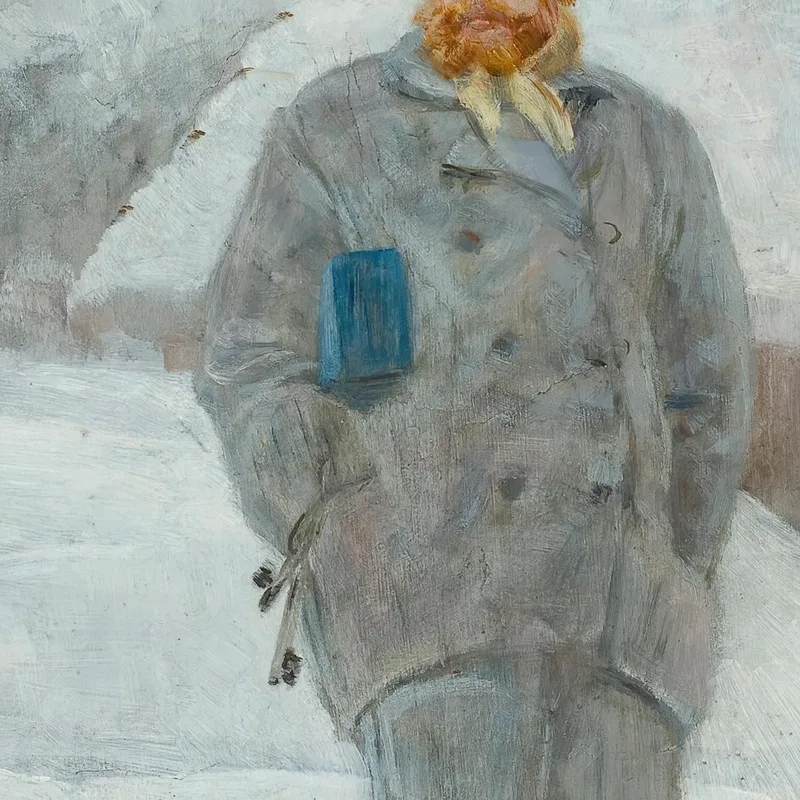 Ritratto Di Adolf Dygasinski Con Uccelli Jacek Malczewski quadro stampa su tela