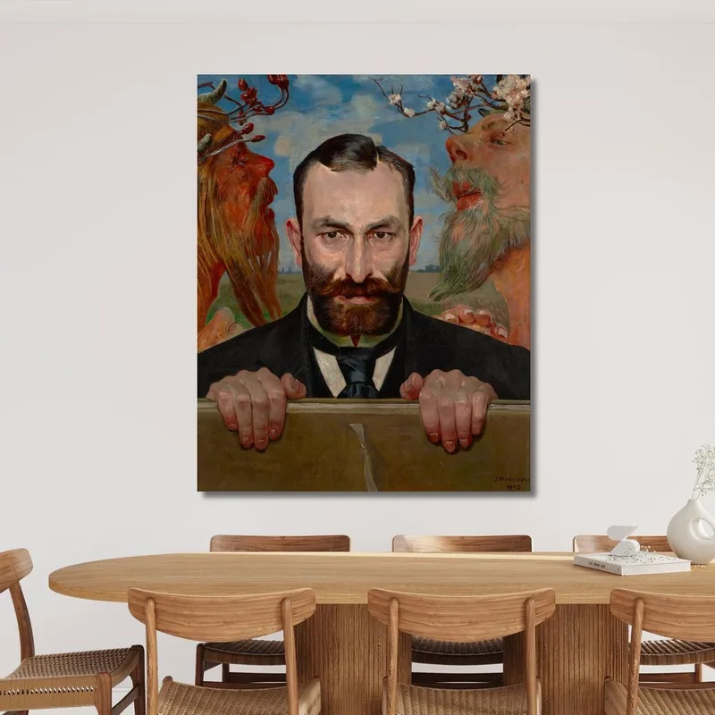 Ritratto Di Feliks Jasienski Jacek Malczewski quadro stampa su tela