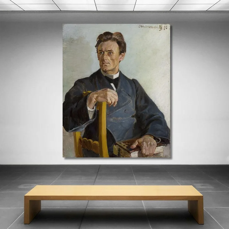 Retrato Del Sacerdote Henryk Radominski Jacek Malczewski