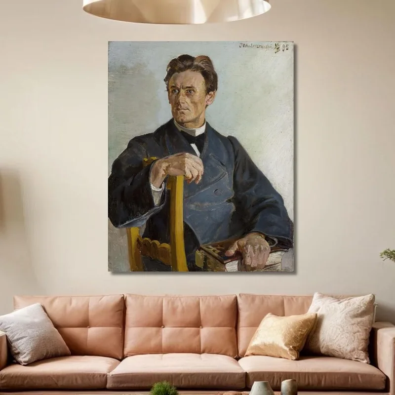 Retrato Del Sacerdote Henryk Radominski Jacek Malczewski