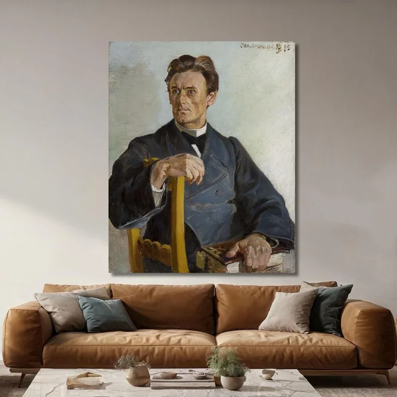 Retrato Del Sacerdote Henryk Radominski Jacek Malczewski
