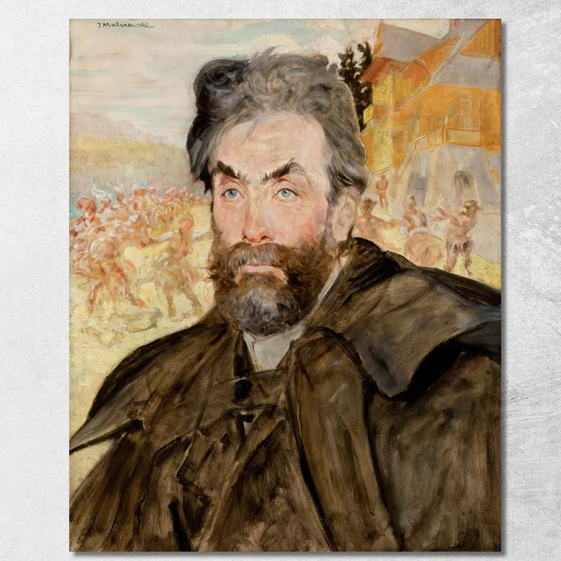 Ritratto Di Stanislaw Witkiewicz Jacek Malczewski quadro stampa su tela