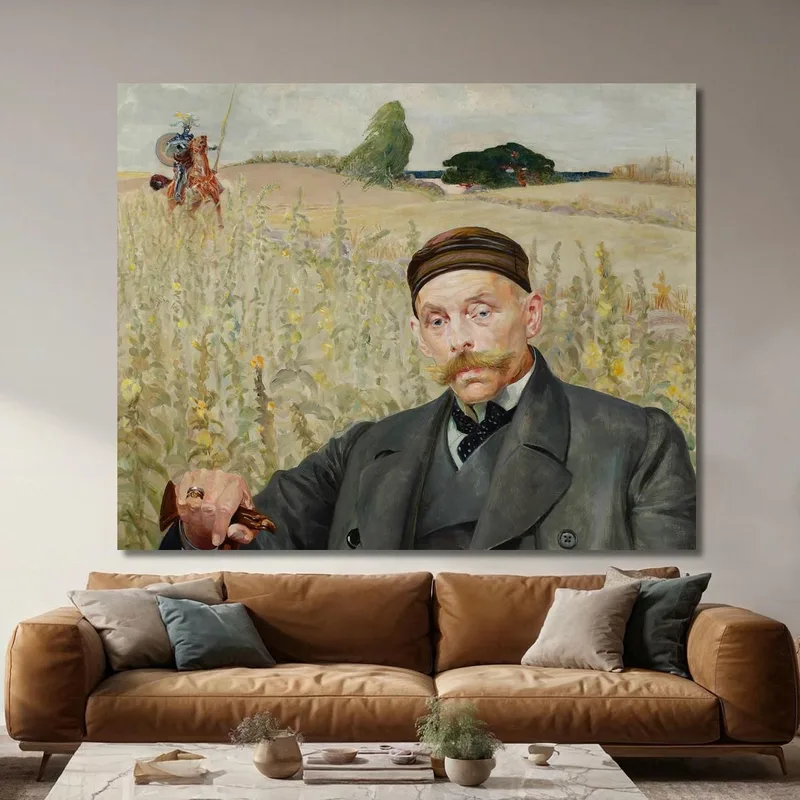 Ritratto Di Waclaw Karczewski Jacek Malczewski quadro stampa su tela