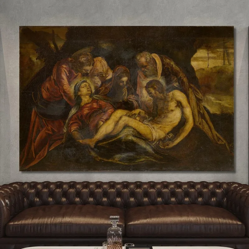 La Lamentation Sur Le Christ Mort Jacopo Tintoretto