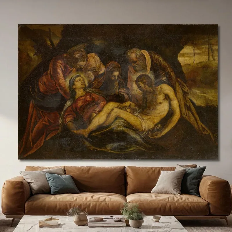 La Lamentation Sur Le Christ Mort Jacopo Tintoretto