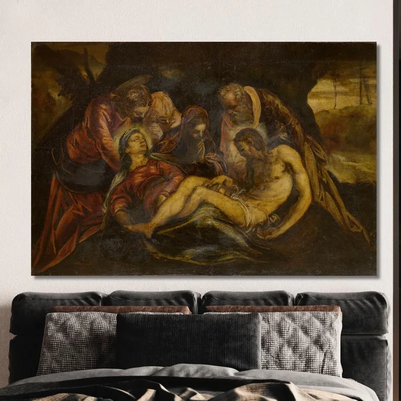 La Lamentation Sur Le Christ Mort Jacopo Tintoretto