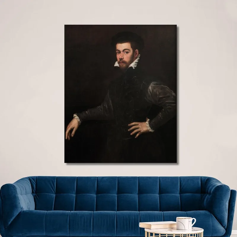 Ritratto Di Un Gentiluomo 2 Jacopo Tintoretto