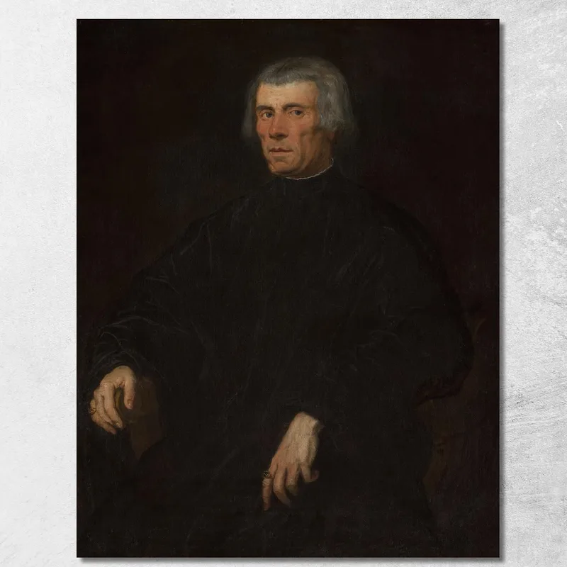 Ritratto Di Un Uomo Jacopo Tintoretto quadro stampa su tela