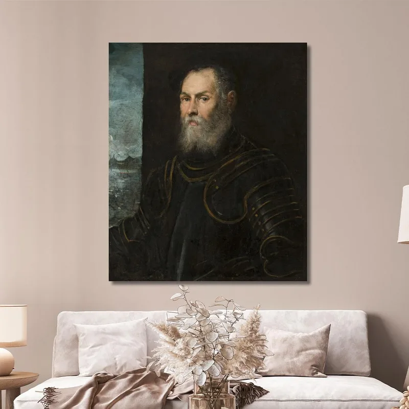 Retrato De Un Almirante Veneciano Jacopo Tintoretto